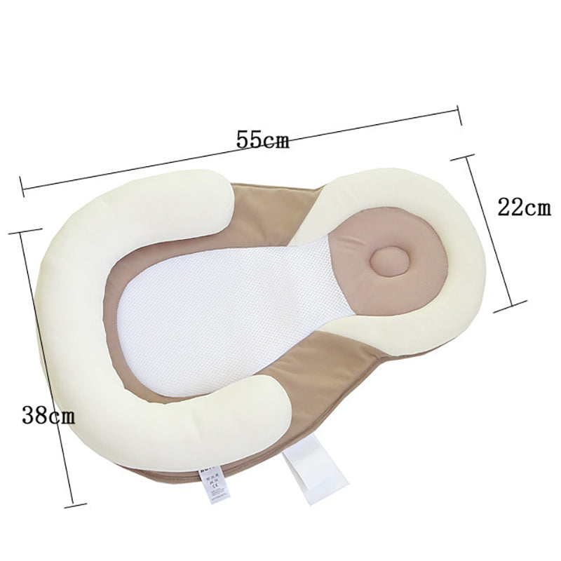 Baby-Bett-Bauwolle Premium für Neugeborene (tragbar) / Orthopädisches Kissen / 0 - 6 Monate