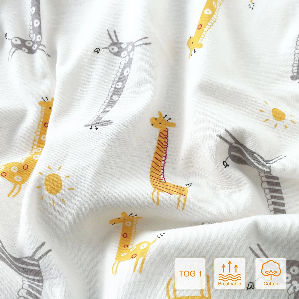 Babyschlafsack Sommer, ärmellos, 100% Baumwolle