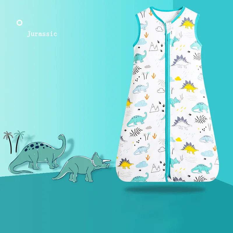 Babyschlafsack Sommer, ärmellos, 100% Baumwolle